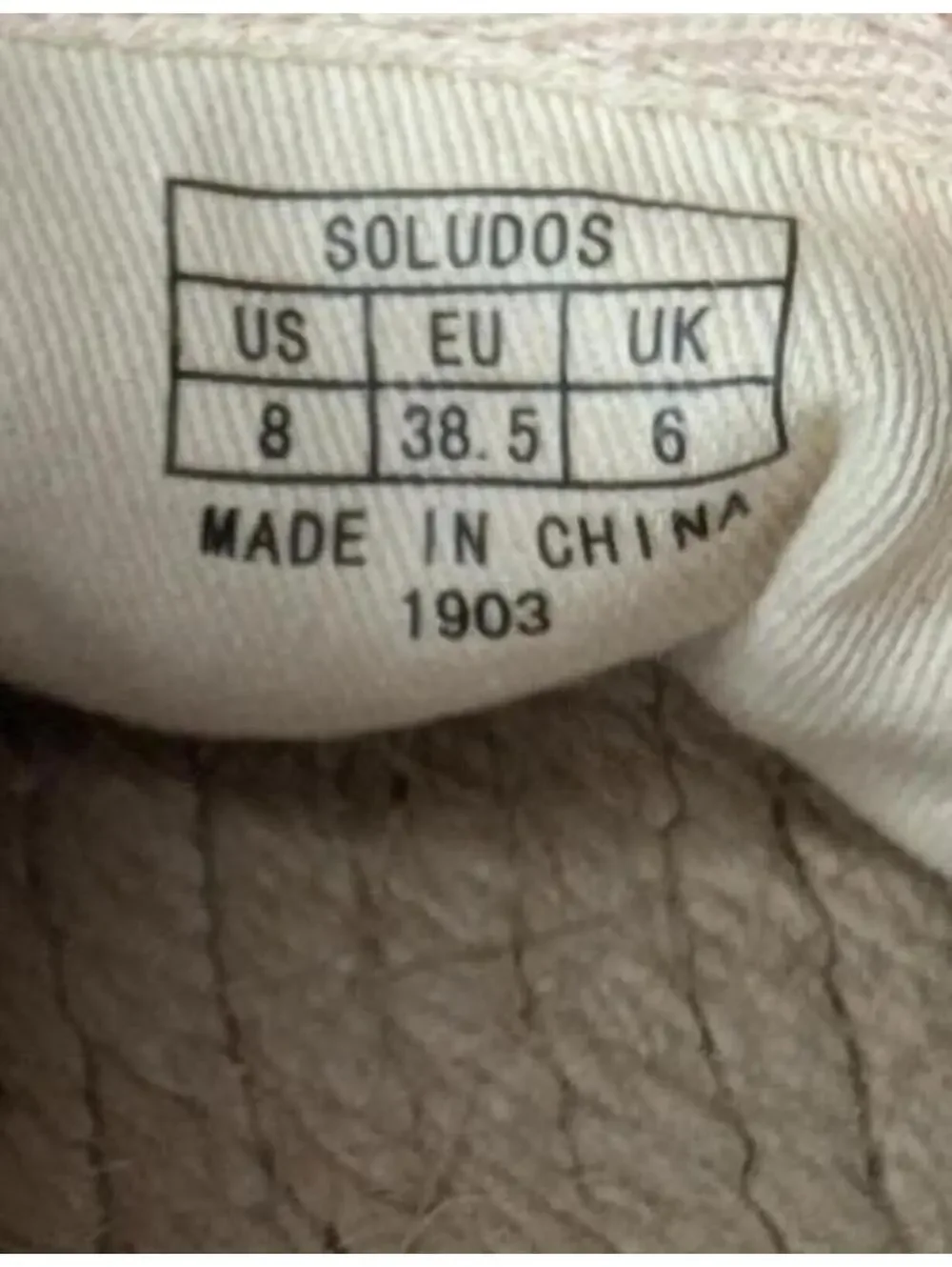 Soludos Pink Espadrille Slip-On Shoes with Embroidered Detail Size‎ 8